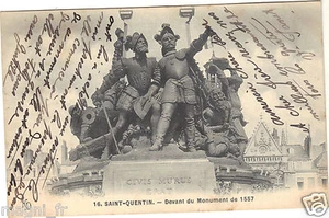 San Quentin - Delante Del Monumento De 1557 (H9866) - Imagen 1 de 1