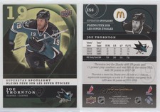 2008-09 Upper Deck McDonald's Restaurant Superstar Spotlight Joe Thornton #IS6