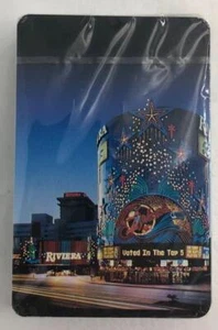 Rivera Casino Las Vegas Nevada Playing Cards Deck SEALED Dawn Neon Image - Foto 1 di 1
