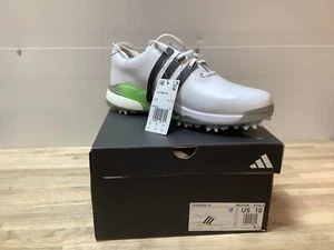 NEW Adidas Men's Tour360 24 Men's Boost Golf Shoe White Spark Green IF0243 - Picture 1 of 4