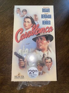 Casablanca 1943 (VHS Renewed Version 1970 - 1988 Package Design **Sealed**) - Picture 1 of 5