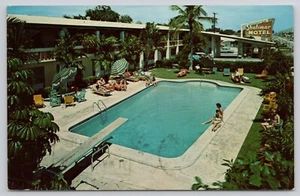 Postcard Shalimar Motel Miami Florida - Imagen 1 de 2