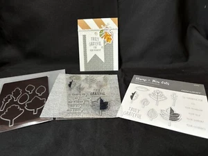 Close To My Heart CTMH Falling For You Stamp and Thin Cuts Die Set Z4041 NEW - Picture 1 of 4