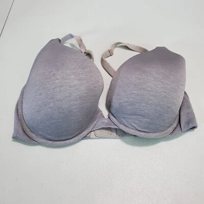 Victoria Secret Women Bra 34DD Gray Padded Perfect Coverage Underwire - Image 1 of 4