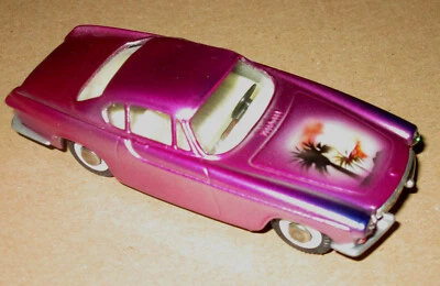 vintage code-3-TEKNO-modelcar VOLVO P1800 1960 - pink with airbrush-deko -1/43 - Image 1 of 4
