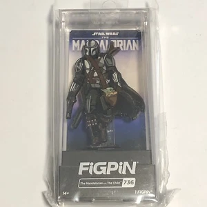 Disney Star Wars Enamel Pins Figpin The Mandalorian - Picture 1 of 1