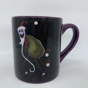 Santa Jack Nightmare Before Christmas Mug Coffee Cup Disney Skellington Purple - Picture 1 of 8