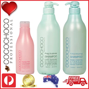 ❤❤ COCOCHOCO Pro CLARIFYING + SULPHATE FREE SHAMPOO 2x1000ml + CONDITIONER 400ml - Picture 1 of 12