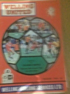 WELLING UNITED V TELFORD UNITED - CONFERENCE - 25/1/1992 - Picture 1 of 1