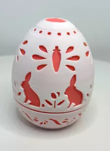 3D Printed Bunny Carved Easter Egg and Flexible Bunny! - Picture 1 of 29