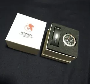 Evangelion wena Wrist NERV Silver Watch WNW-SA-NERV/S Limited SONY JAPAN NEW - Picture 1 of 4