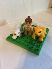 Lego Duplo Baby Zoo Zookeeper Girl Figure Lion And Polar Bear