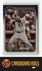 2024 Topps Chrome #179 Kris Bryant Colorado Rockies Sepia Refractor - Picture 1 of 2
