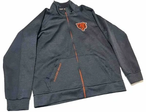 Chicago Bears Giacche NFL Blu e Arancione Uomo Taglia XL Zip Up - Foto 1 di 5