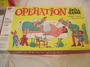 OLD MILTON BRADLEY OPERATIONS SKILL GAME WORKS MISSING 3 PIECES - Picture 1 of 3