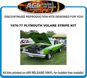 1976 se adapta al paquete a rayas Plymouth Volare personalizado - Imagen 1 de 5