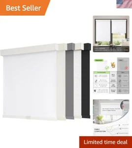 Thermal Insulated Window Shade - 100% UV Blocking, Free-Stop Design with Valence - Picture 1 of 7