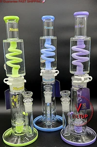 Phoenix Star 14" Glycerin Bong with Sprinkler Perc Water Pipe Star AUTHENTIC ✅✅✅ - Picture 1 of 2