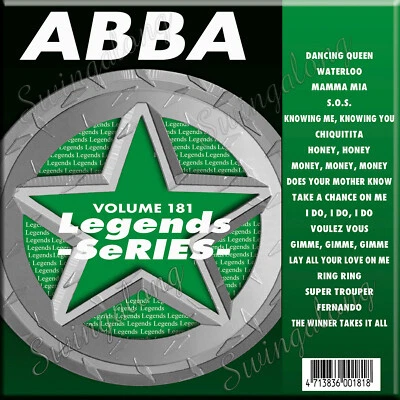 ABBA LEGEND SERIES KARAOKE CD+G Vol-181 Fernando,The Winner Takes It All wPRINT - Image 1 of 2