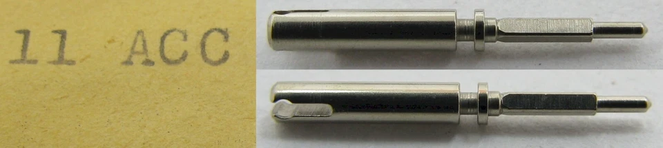 Bulova 11ACC watch part split stem #404 x1 - Image 1 of 1