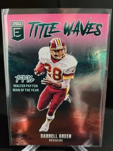 2025 Panini Donruss Elite- Darrell Green Pink Tidal Wave #7 Commanders - Picture 1 of 4