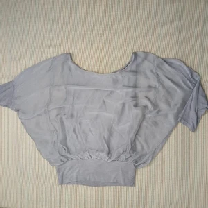 Made In Italy transparentes Fledermaus Top integriertes Tank grau Neu mit Etikett *lesen*  - Bild 1 von 13