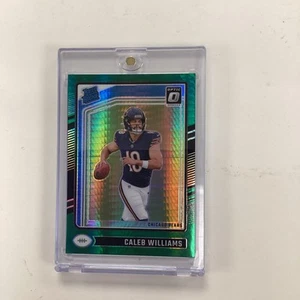 2024 Donruss Optic #201 Caleb Williams Bears Rated Rookie card RC verde hyper SP - Foto 1 di 2