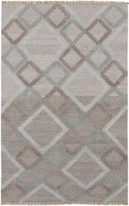 Vintage Hand Woven Carpet 5'1" x 7'11" Traditional Wool Kilim Rug - Picture 1 of 2