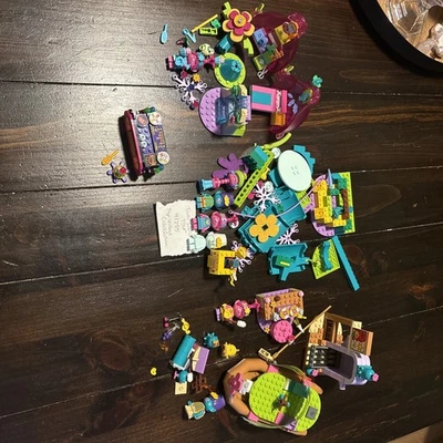 Lego 41255 Trolls World Tour Pop Village Celebration And 41253 41251 incomplete - Image 1 of 4