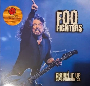 Foo Fighters Churn Ups - Churn It Up Glastonbury Live 2023 Vinyl LP Colour Shape - Picture 1 of 2