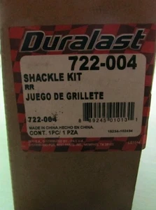 NOS Duralast 722-004 Right Rear Shackle Kit - Picture 1 of 3