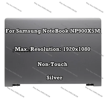 15.6" Samsung Notebook NP900X5M-K02 LCD Non-Touch Screen Assembly Panel Complete - Image 1 of 4