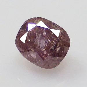 0.12 Ct Esteemed Radiant (2 x 2 MM) Natural Argyle Fancy Purplish Pink Diamond - Picture 1 of 7