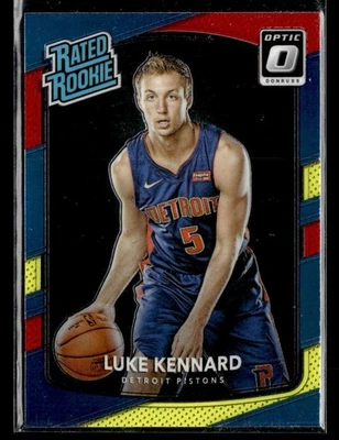 2017-18 Donruss Optic Luke Kennard #189 Red and Yellow Rookie - Image 1 of 2