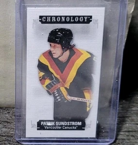 Patrik SUNDSTROM Chronology BLANK BACK 3/3 Canucks - Picture 1 of 2