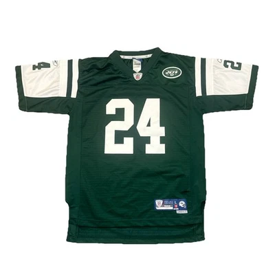 纽约喷气机队球衣儿童大号Revis绿色锐步复古  — 第 1/4 张图片