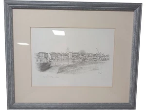 Ray Figg Limited Edition Print - River Scene, Boats - Picture 1 of 17