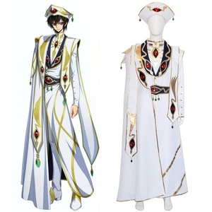 Code Geass Emperor King Lelouch vi Britannia Lamperouge Cosplay Costume Uniform - Picture 1 of 7