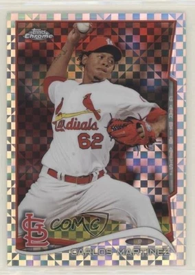 2014 Topps Chrome X-Fractor Carlos Martinez #54 - Image 1 of 2