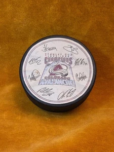 Fotopuck 1995-1996 Stanley Cup Champions Vintage - Imagen 1 de 6