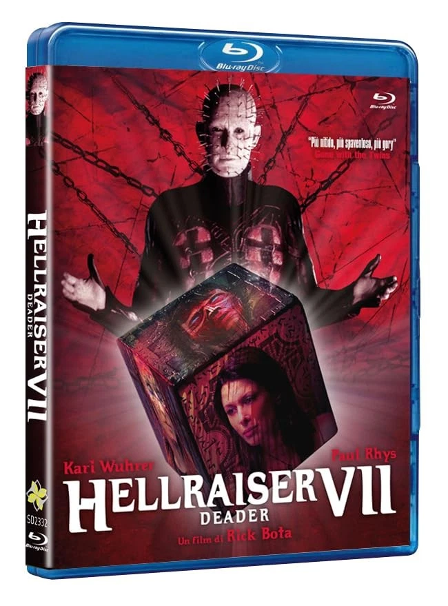 Hellraiser VII 7 - Deader Bluray Rick Bota Horror Pinhead splatter quadrifoglio