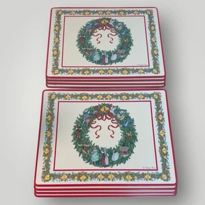 Pimpernel 12 Days of Christmas Tischsets Marlene Moore Korkrücken - 8er Set - Bild 1 von 18