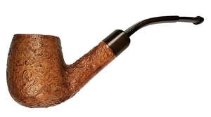 Charatan Relief Grain (Tan) Imperial 1211DC Lane Era Smoking Pipe with Stamp. - Picture 1 of 18