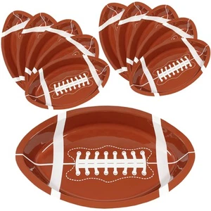 Vassoi Servizio Calcio | 10 Pezzi Vassoi Snack Calcio Plastica | Gioco Giorno Footb... - Foto 1 di 6