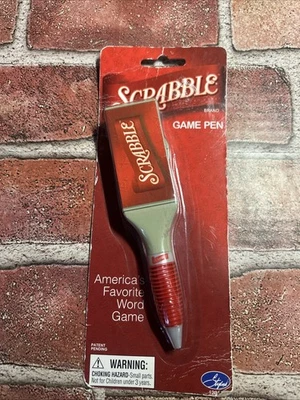 Scrabble Game Pen Miniature Scrabble Gameboard New - Image 1 of 3