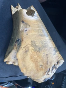 Vintage Richard Rothbard Burl Wood Carved Puzzle Box Signed 7” - Picture 1 of 13