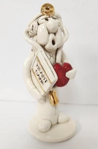Rare Vintage Signed Joe Peck Originals Tweeples Heart Doctor Figurine - Picture 1 of 8