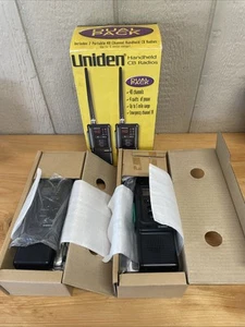 UNIDEN 40 Channel Handheld CB Radios Dual Pack Pro 340XL-2 Vintage NOS ? - Picture 1 of 3