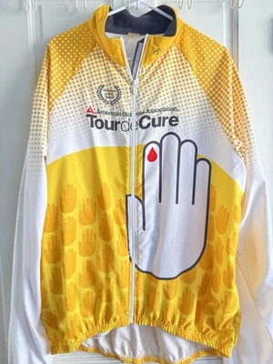 Stop Diabetes Cycling Jacket Cycling Jacket Bike Jacket 2XL - Image 1 of 4