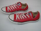 Converse Unisex All Star Lo Top Lo-Top Red Trainers Shoes Uk 5